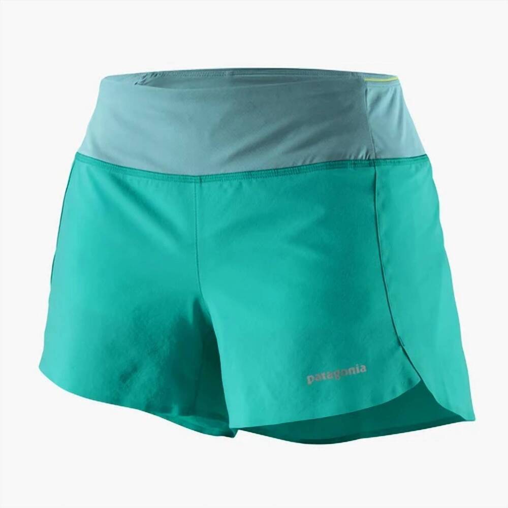 NEW PATAGONIA women's strider pro shorts in subtidal blue